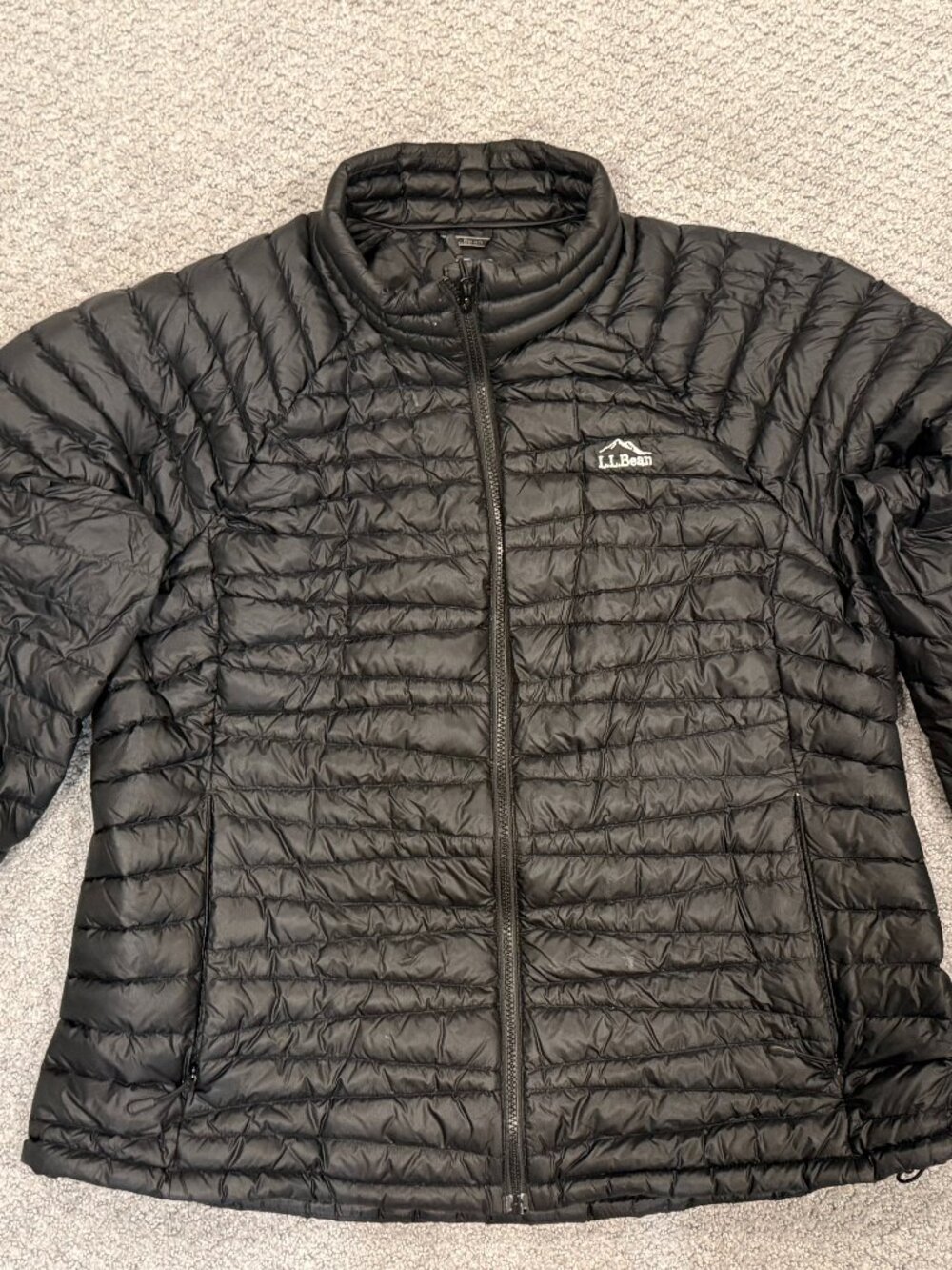 L.L.Bean Women’s Ultralight 850 Down Jacket Black XL Regular